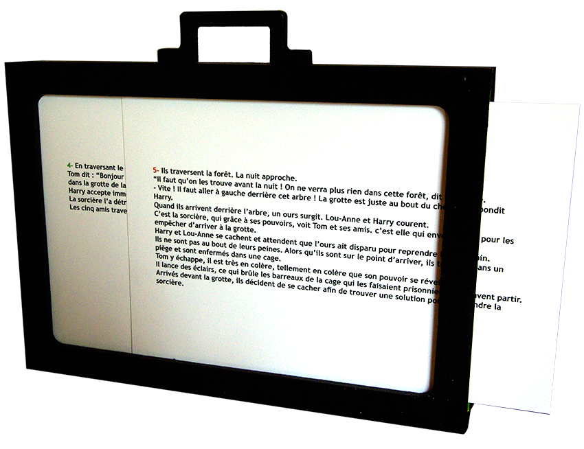 bois et impression collage et texte sur PVC